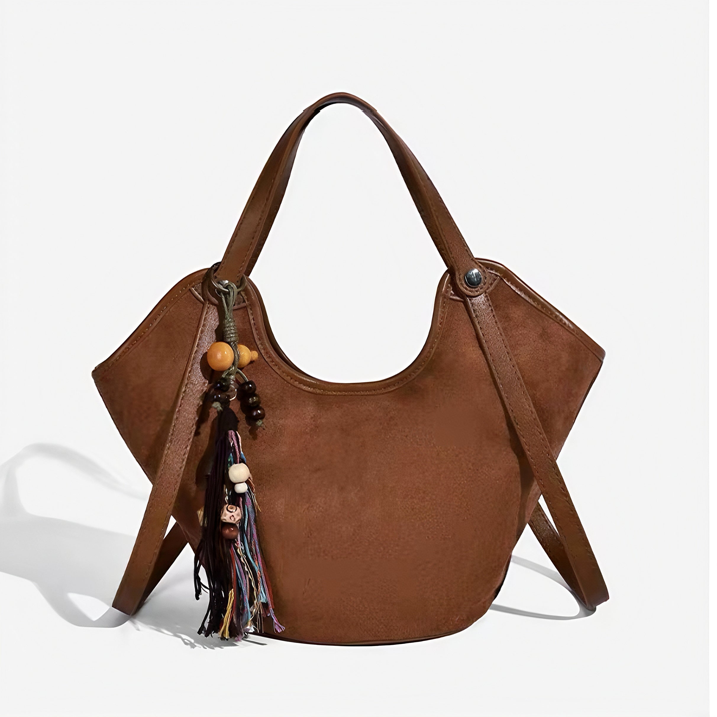 #169.99 VintageSuede Crescent Bag