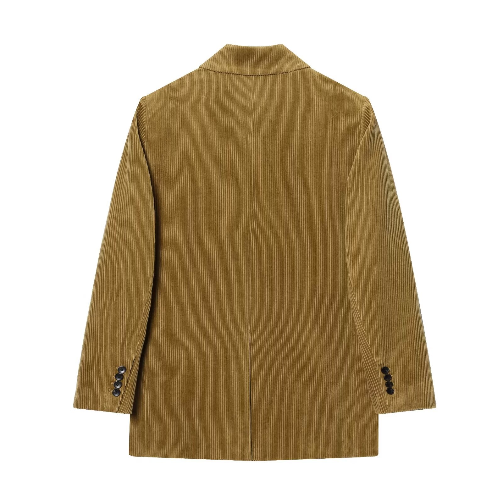 Women's loose double breasted lapel Blazer Coat