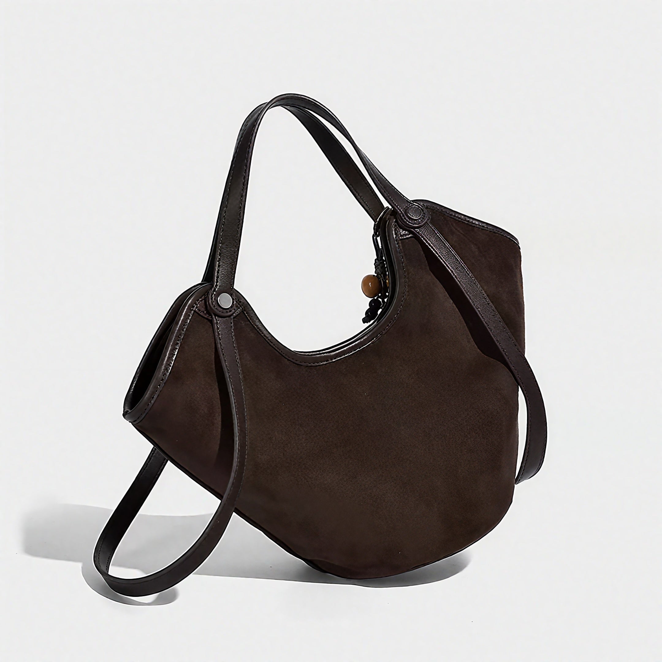 #169.99 VintageSuede Crescent Bag